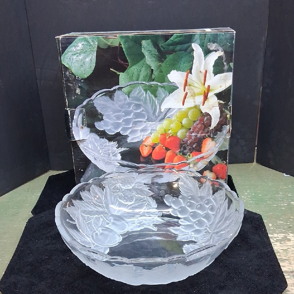 Savoir vivre Crystal "Lucious" WYO98/544 Hostess Bowl 12".